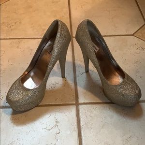 Steve Madden Glitter Stilletto Heels Size 10
